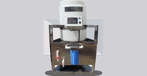Mixer and water